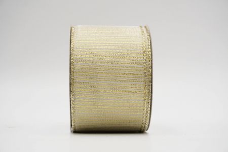 Metallic Shimmer Wired Ribbon_KF6953_gold